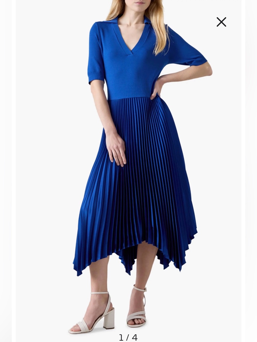LK Bennett Blue Dress